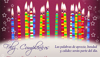 Velas de colores