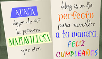 Tarjeta de cumpleaños