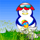 pinguino y conejo