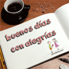 Taza de café y cuadernos