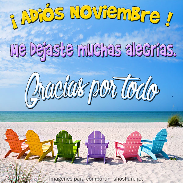 Adiós Noviembre