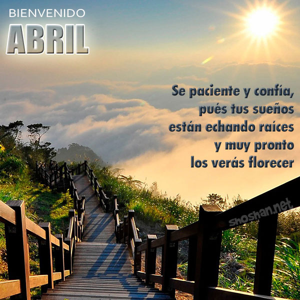 Bienvenido Abril