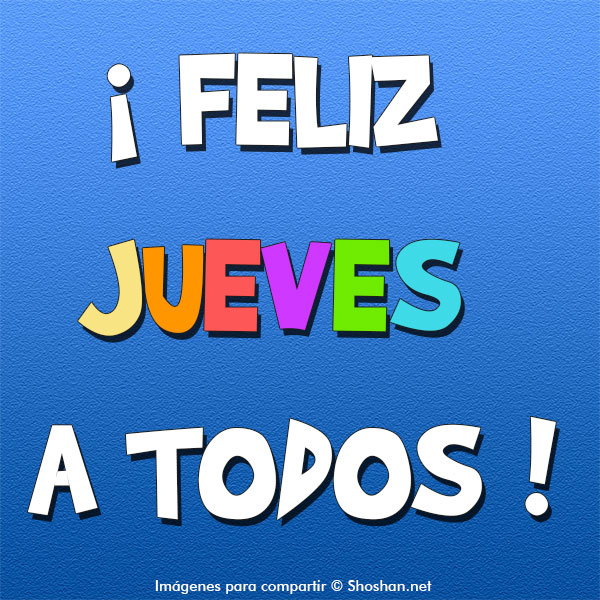 Feliz jueves