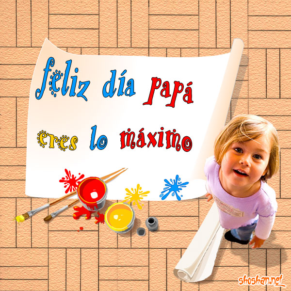 Pintando el día del padre