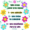 Flores de colores