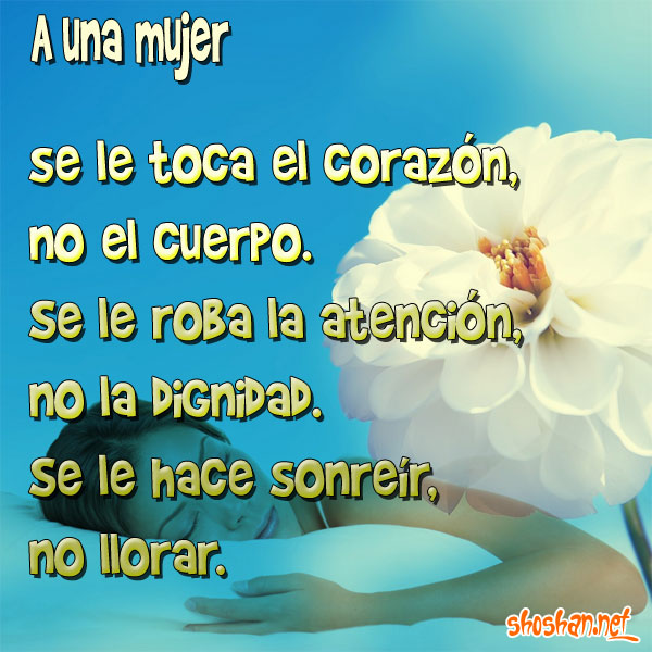 Una mujer una flor