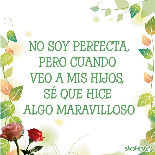 No soy perfecta