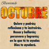 Bienvenido Octubre