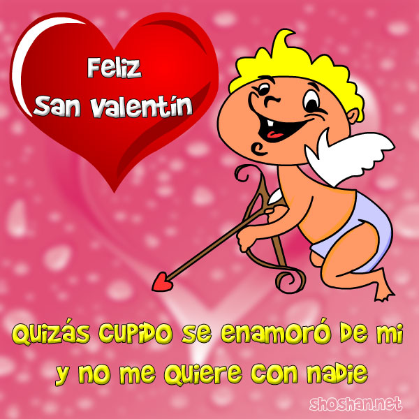 Cupido y corazón