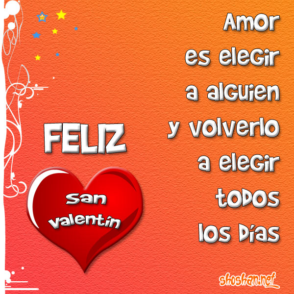 Corazón Feliz San Valentín