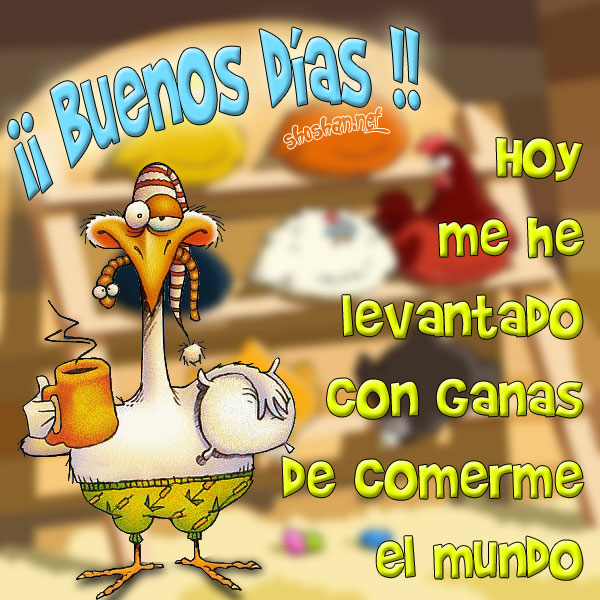 Buenos días con ánimo