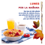 Desayuno del Lunes