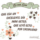 Imágen Buenos días