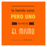 La herida sana