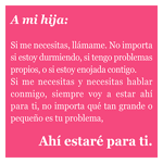 Carta a mi hija