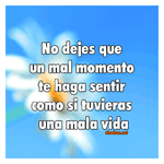 Fondo celeste letras blancas