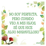No soy perfecta