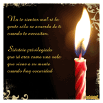 Vela encendida