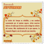 Bienvenido Septiembre