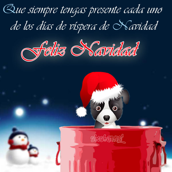 Perro de Navidad