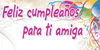 Cumpleaños para amigas