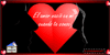 Postales de San Valentín en Shoshan.net dos siluetas y un beso