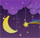Luna y estrellas