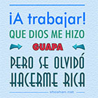 A trabajar
