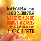 Las cosas buenas