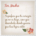 Ser Madre